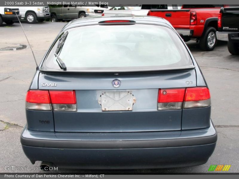 Midnight Blue Metallic / Warm Beige 2000 Saab 9-3 Sedan