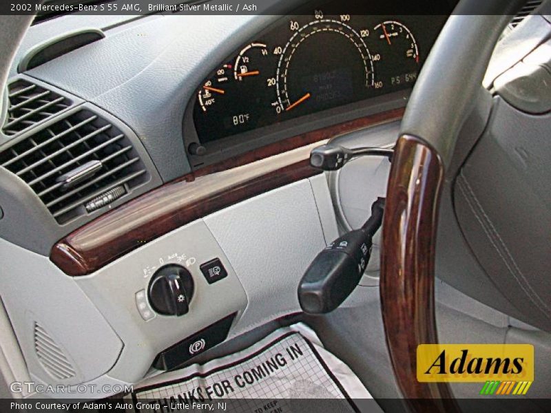 Brilliant Silver Metallic / Ash 2002 Mercedes-Benz S 55 AMG