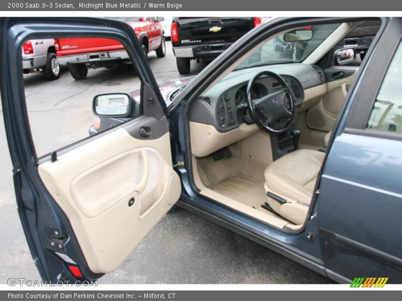 Midnight Blue Metallic / Warm Beige 2000 Saab 9-3 Sedan