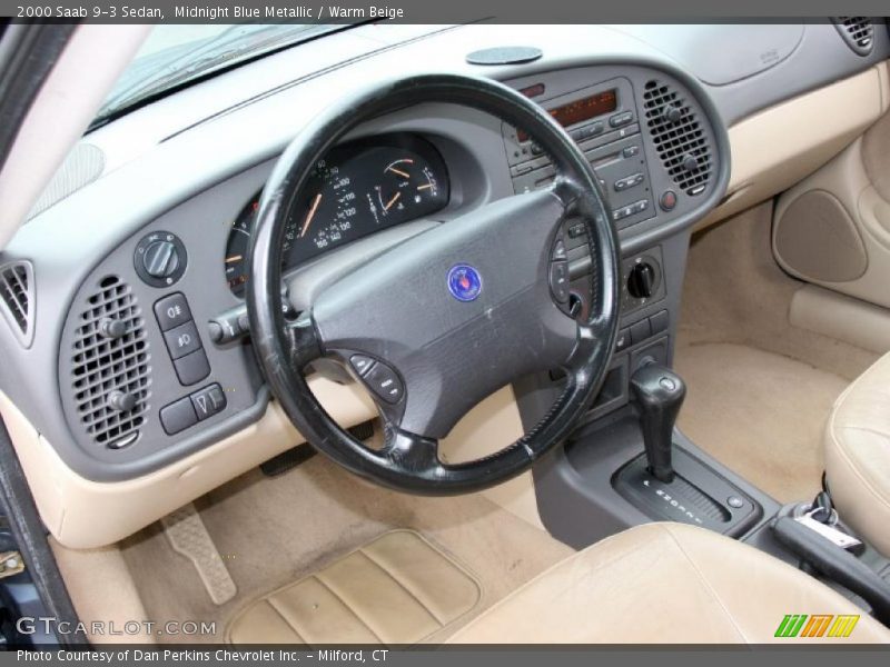 Midnight Blue Metallic / Warm Beige 2000 Saab 9-3 Sedan