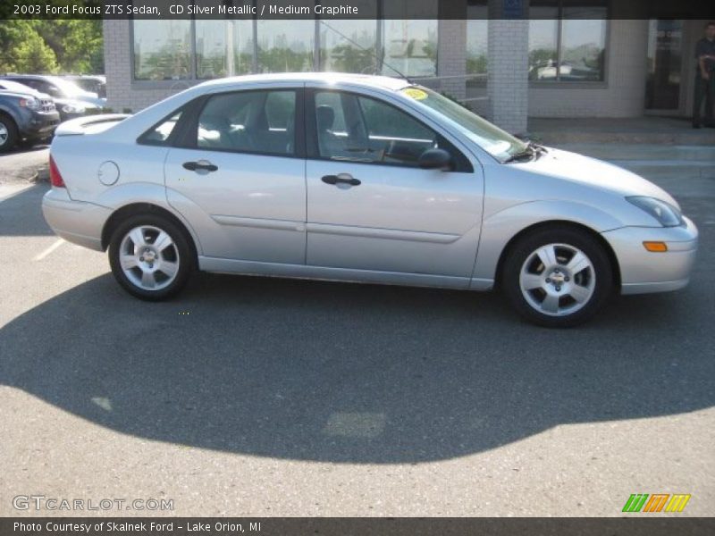 CD Silver Metallic / Medium Graphite 2003 Ford Focus ZTS Sedan