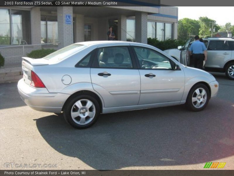 CD Silver Metallic / Medium Graphite 2003 Ford Focus ZTS Sedan