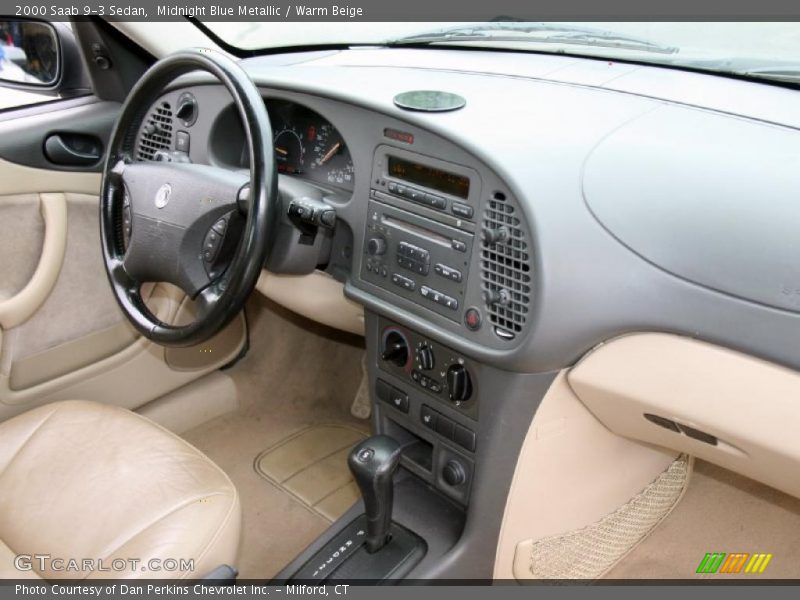 Midnight Blue Metallic / Warm Beige 2000 Saab 9-3 Sedan