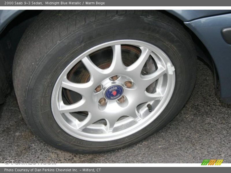 Midnight Blue Metallic / Warm Beige 2000 Saab 9-3 Sedan