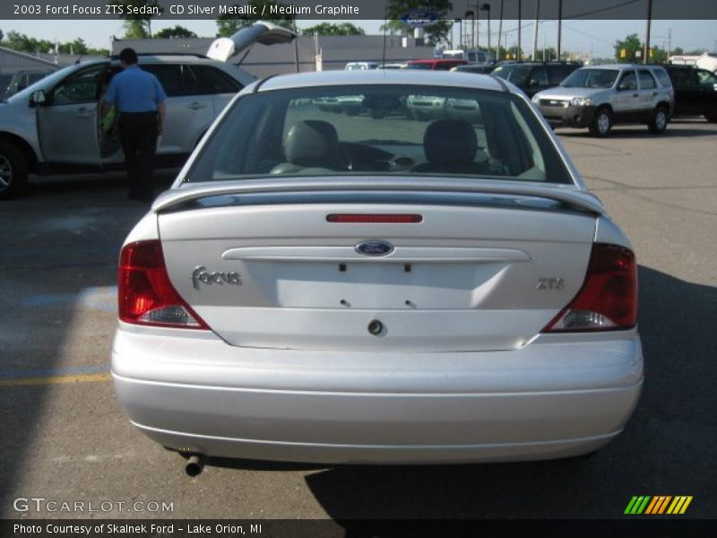 CD Silver Metallic / Medium Graphite 2003 Ford Focus ZTS Sedan