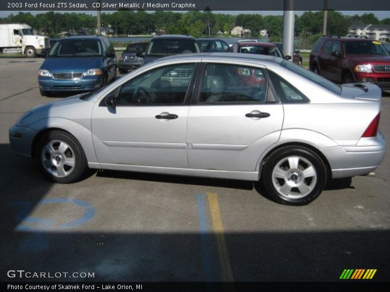 CD Silver Metallic / Medium Graphite 2003 Ford Focus ZTS Sedan