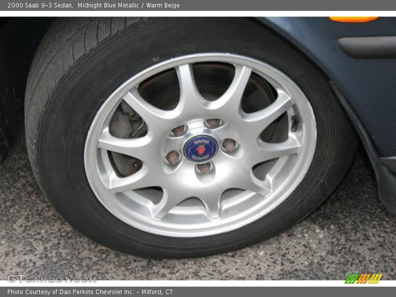 Midnight Blue Metallic / Warm Beige 2000 Saab 9-3 Sedan