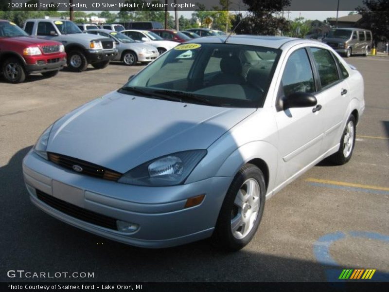 CD Silver Metallic / Medium Graphite 2003 Ford Focus ZTS Sedan