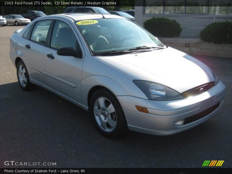 CD Silver Metallic / Medium Graphite 2003 Ford Focus ZTS Sedan