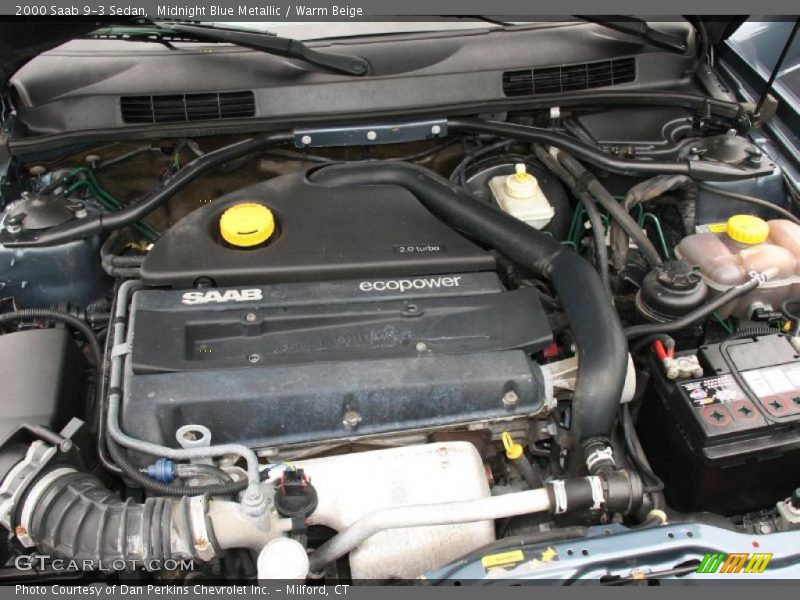 Midnight Blue Metallic / Warm Beige 2000 Saab 9-3 Sedan