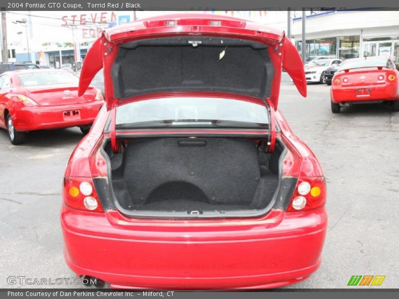 Torrid Red / Black 2004 Pontiac GTO Coupe