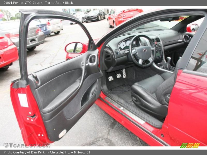 Torrid Red / Black 2004 Pontiac GTO Coupe