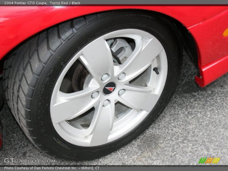 Torrid Red / Black 2004 Pontiac GTO Coupe