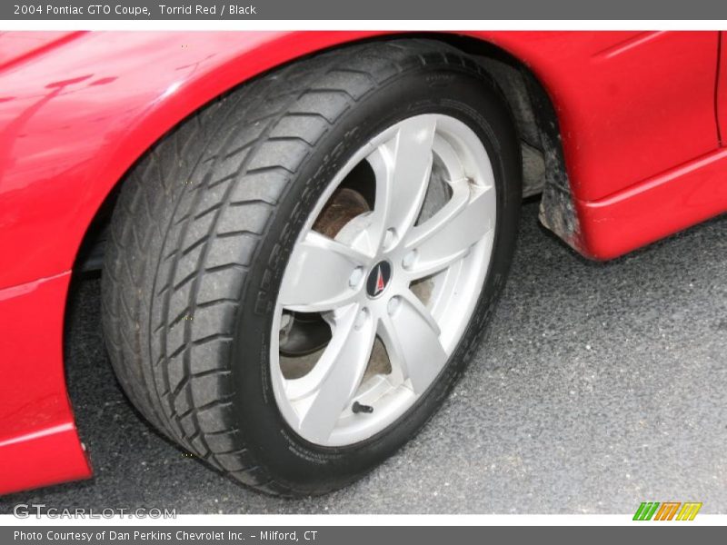 Torrid Red / Black 2004 Pontiac GTO Coupe