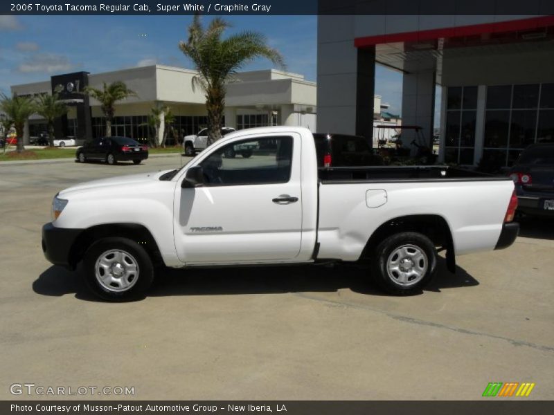 Super White / Graphite Gray 2006 Toyota Tacoma Regular Cab