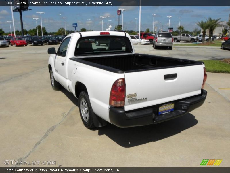 Super White / Graphite Gray 2006 Toyota Tacoma Regular Cab