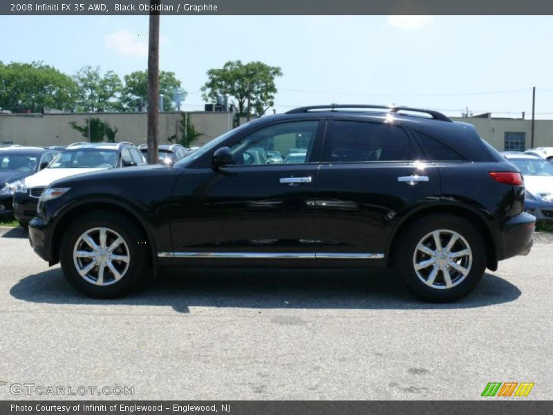 Black Obsidian / Graphite 2008 Infiniti FX 35 AWD