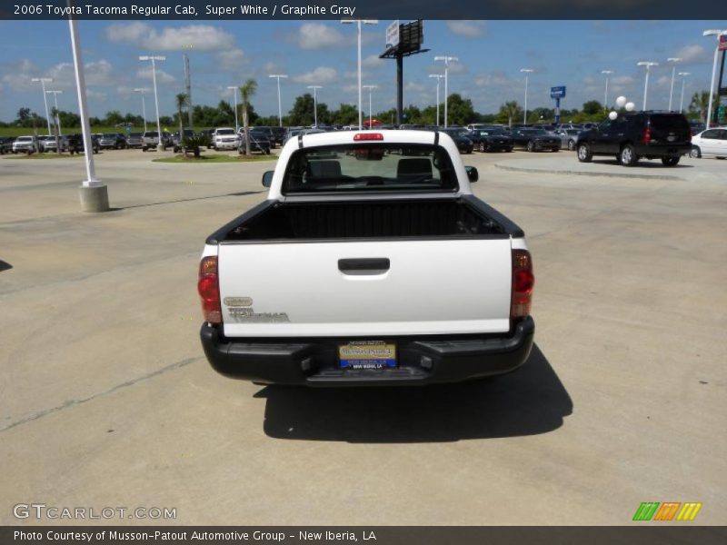 Super White / Graphite Gray 2006 Toyota Tacoma Regular Cab
