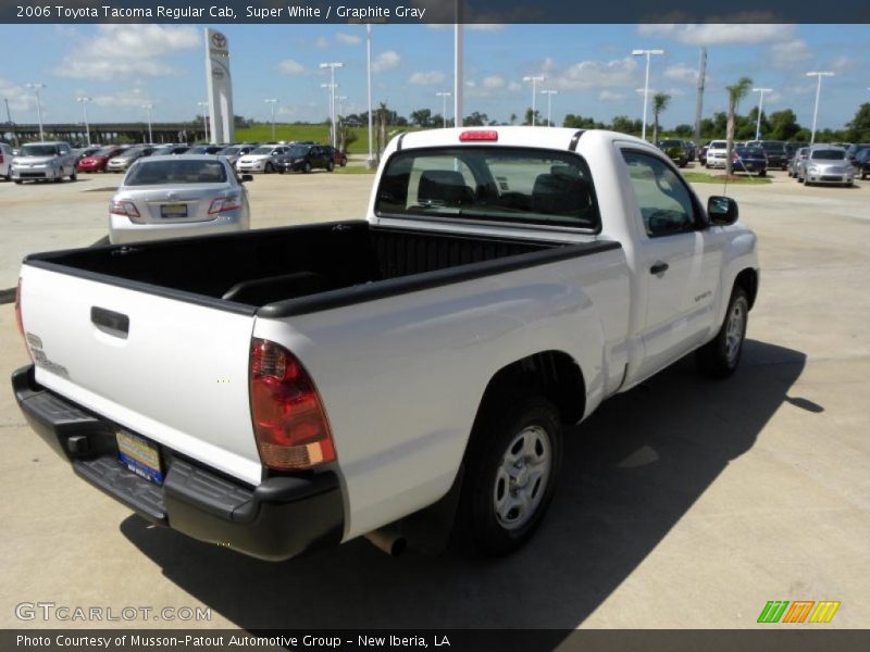 Super White / Graphite Gray 2006 Toyota Tacoma Regular Cab