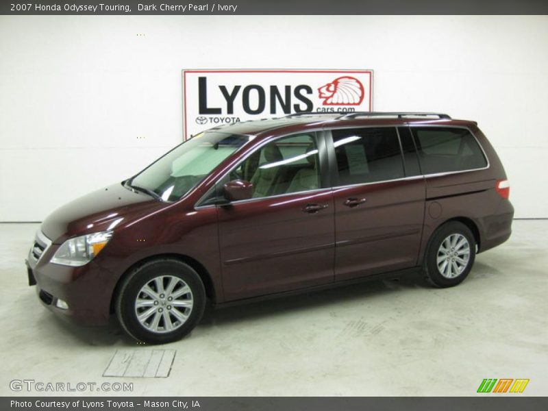 Dark Cherry Pearl / Ivory 2007 Honda Odyssey Touring
