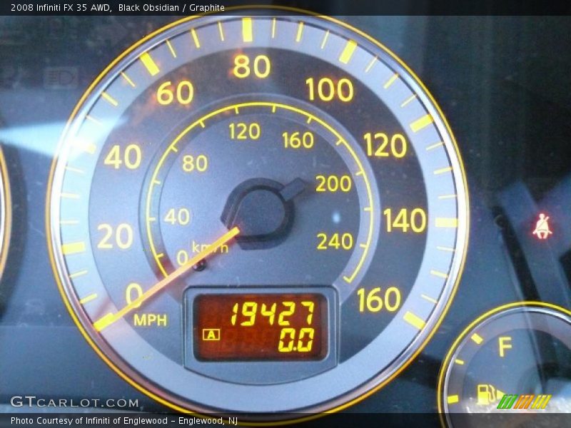 Black Obsidian / Graphite 2008 Infiniti FX 35 AWD