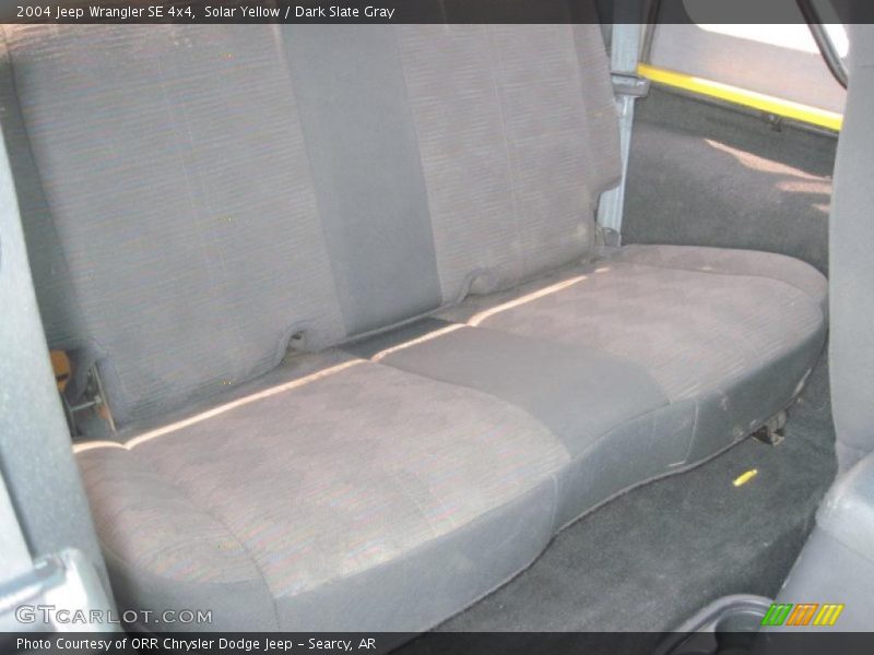 Solar Yellow / Dark Slate Gray 2004 Jeep Wrangler SE 4x4