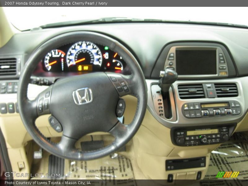 Dark Cherry Pearl / Ivory 2007 Honda Odyssey Touring