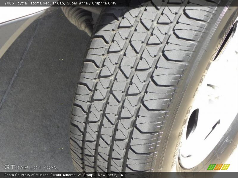 Super White / Graphite Gray 2006 Toyota Tacoma Regular Cab