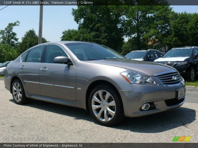 Platinum Graphite / Graphite 2008 Infiniti M 35x AWD Sedan
