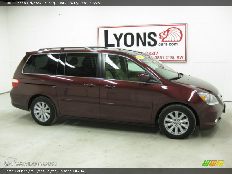 Dark Cherry Pearl / Ivory 2007 Honda Odyssey Touring