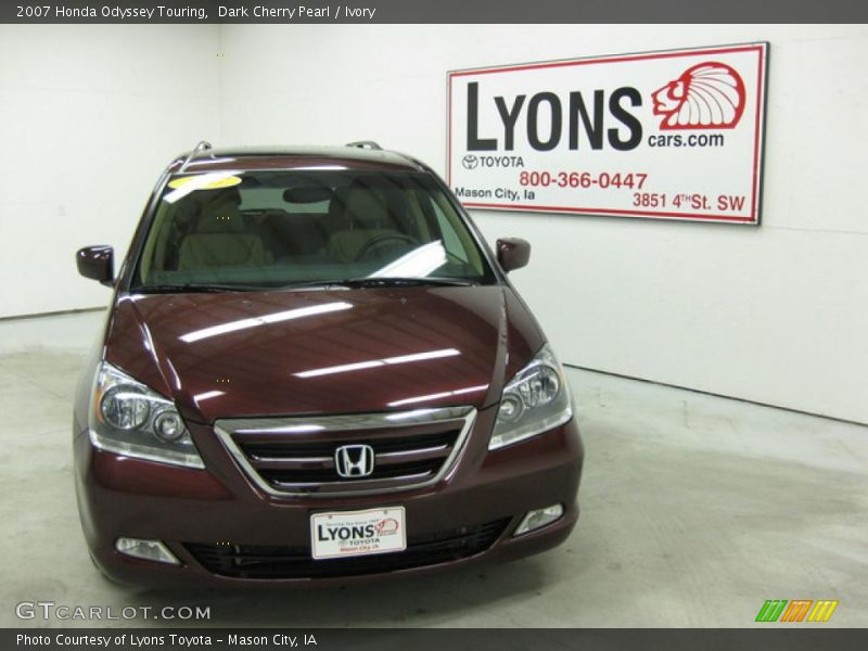 Dark Cherry Pearl / Ivory 2007 Honda Odyssey Touring