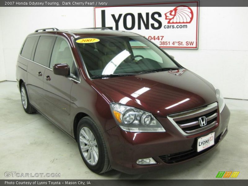 Dark Cherry Pearl / Ivory 2007 Honda Odyssey Touring