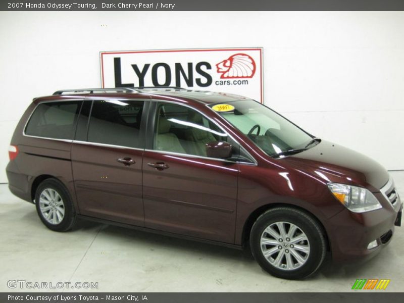 Dark Cherry Pearl / Ivory 2007 Honda Odyssey Touring