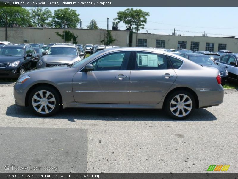 Platinum Graphite / Graphite 2008 Infiniti M 35x AWD Sedan