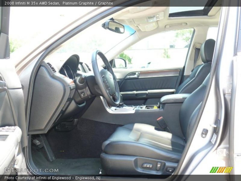 Platinum Graphite / Graphite 2008 Infiniti M 35x AWD Sedan