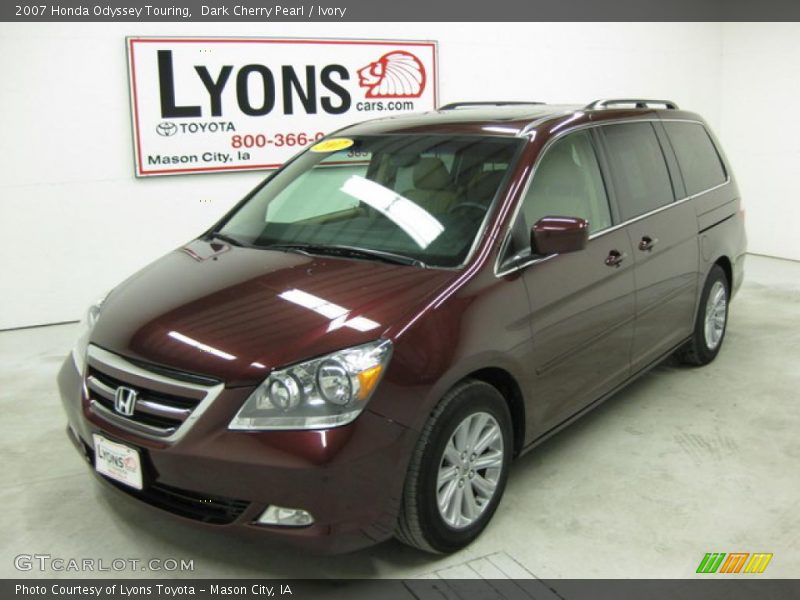 Dark Cherry Pearl / Ivory 2007 Honda Odyssey Touring