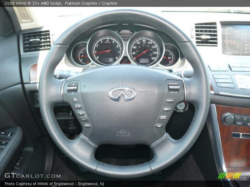 Platinum Graphite / Graphite 2008 Infiniti M 35x AWD Sedan