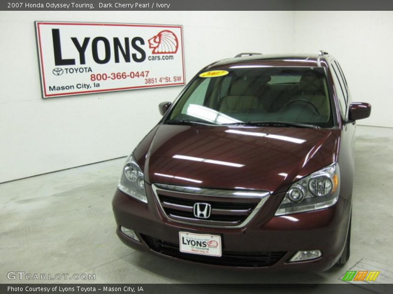 Dark Cherry Pearl / Ivory 2007 Honda Odyssey Touring