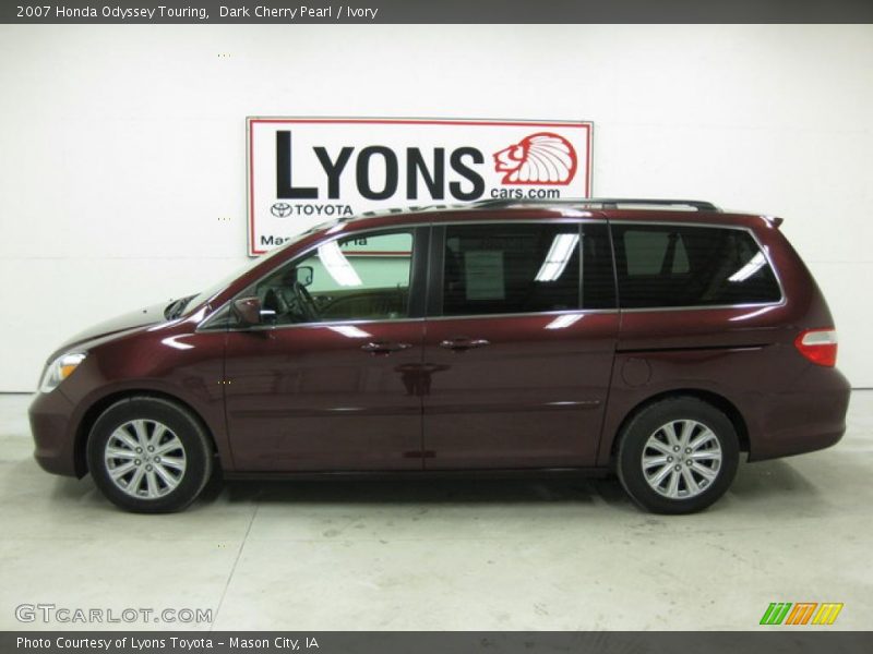 Dark Cherry Pearl / Ivory 2007 Honda Odyssey Touring