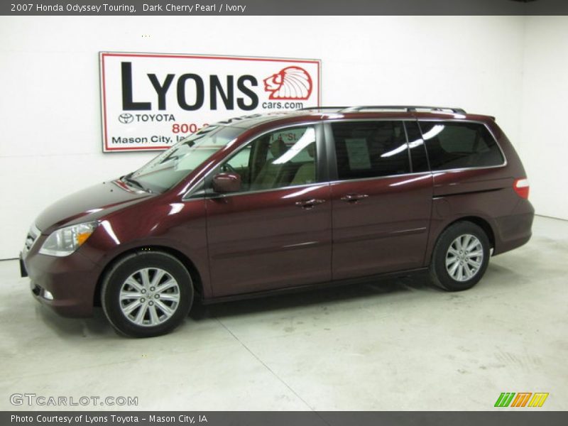Dark Cherry Pearl / Ivory 2007 Honda Odyssey Touring