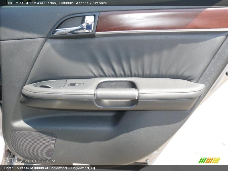 Platinum Graphite / Graphite 2008 Infiniti M 35x AWD Sedan