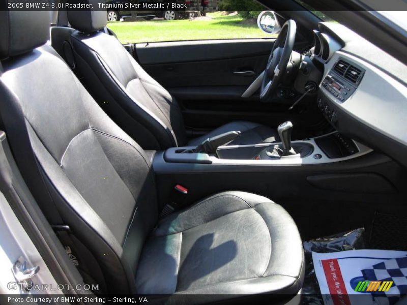 Titanium Silver Metallic / Black 2005 BMW Z4 3.0i Roadster