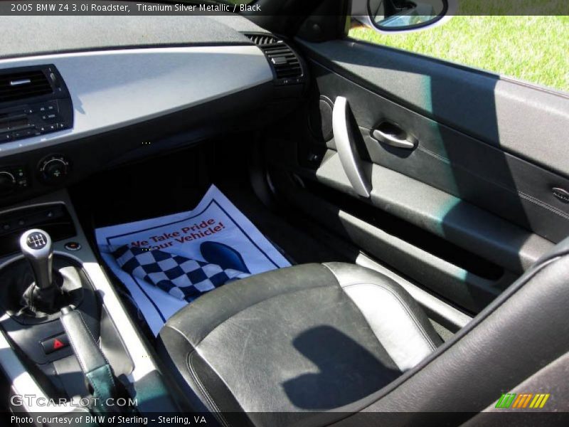Titanium Silver Metallic / Black 2005 BMW Z4 3.0i Roadster