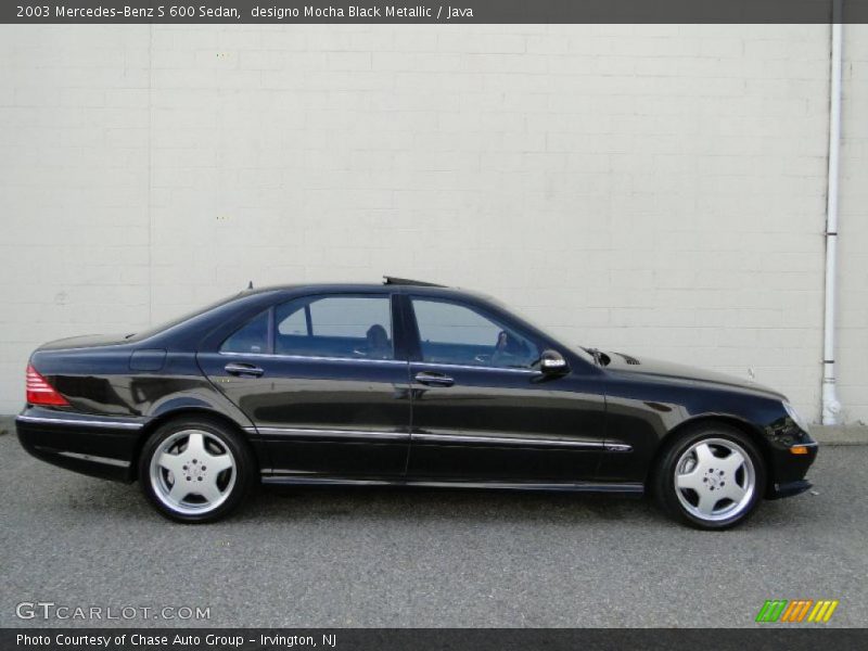 designo Mocha Black Metallic / Java 2003 Mercedes-Benz S 600 Sedan