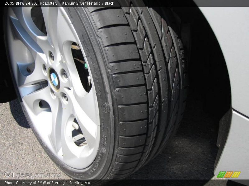 Titanium Silver Metallic / Black 2005 BMW Z4 3.0i Roadster