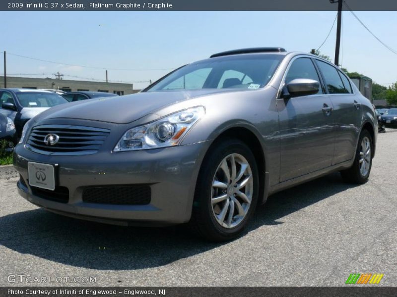 Platinum Graphite / Graphite 2009 Infiniti G 37 x Sedan