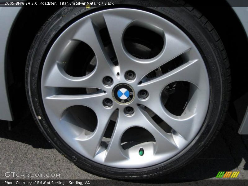 Titanium Silver Metallic / Black 2005 BMW Z4 3.0i Roadster