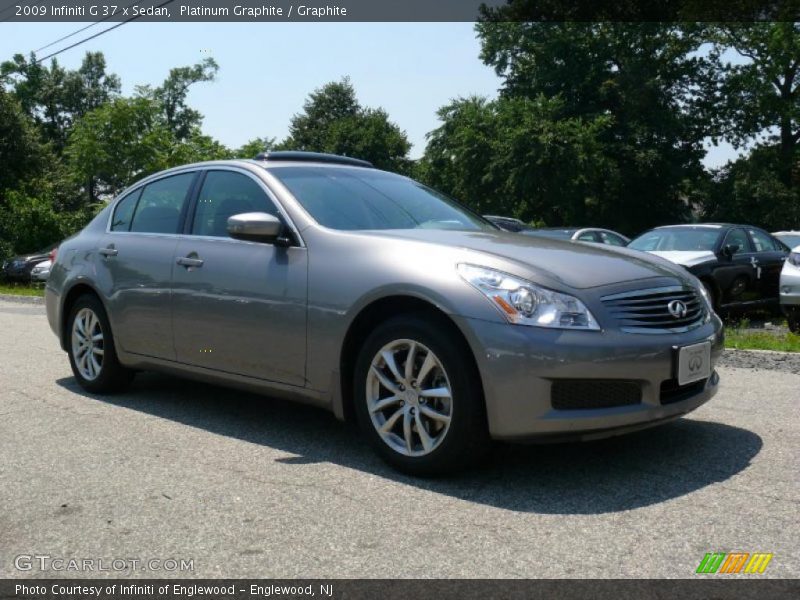 Platinum Graphite / Graphite 2009 Infiniti G 37 x Sedan