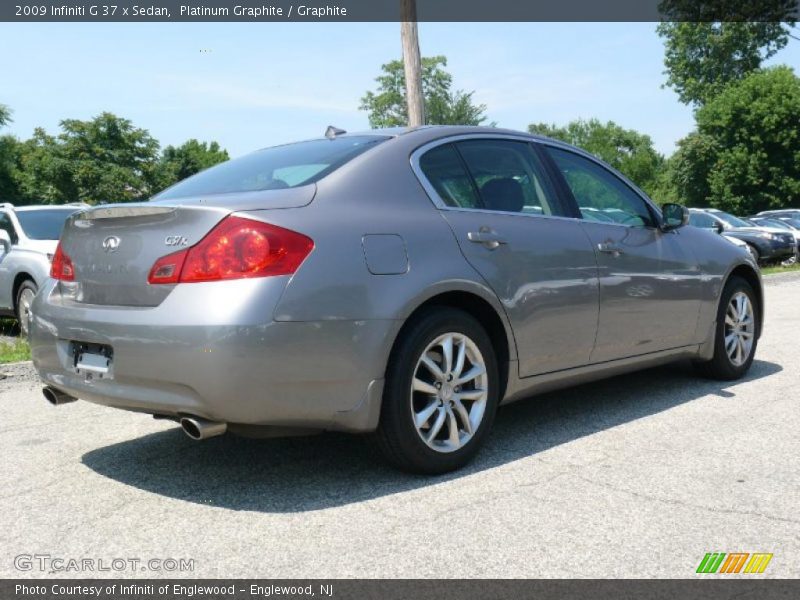 Platinum Graphite / Graphite 2009 Infiniti G 37 x Sedan