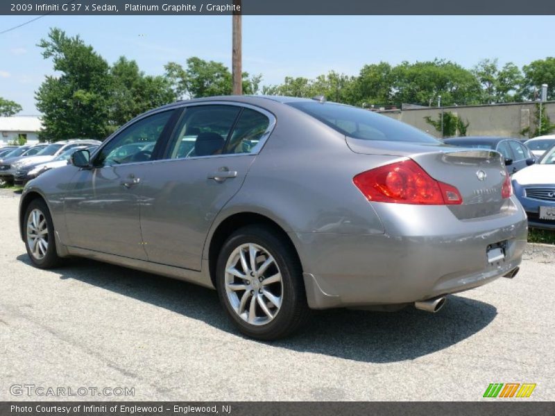 Platinum Graphite / Graphite 2009 Infiniti G 37 x Sedan